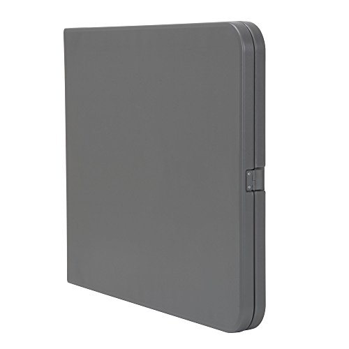 Cosco 6 Ft. Fold-In-Half Banquet Table W/Handle, Gray #TOP4