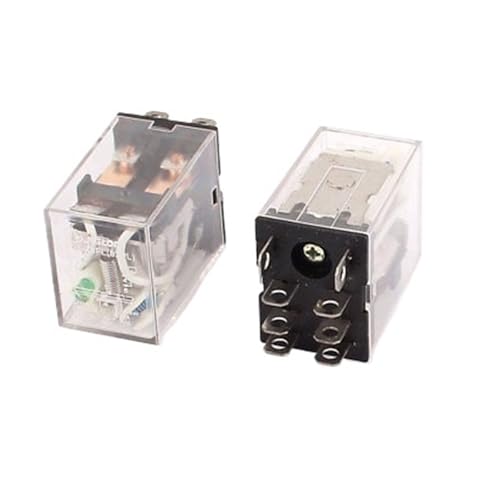 Relais électromagnétique 24V DC JQX-13FL DPDT à 8 broches pour circuits imprimés lot de 10