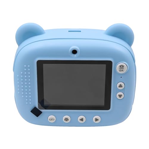 WANGCL 2.4 Inch Instant Camera for Children Instant Photo Camera with Printing Paper with 32G SD Card 1080P HD Kids Camera Toy Dual Lens Selfie Camera(Blue) - Image 3