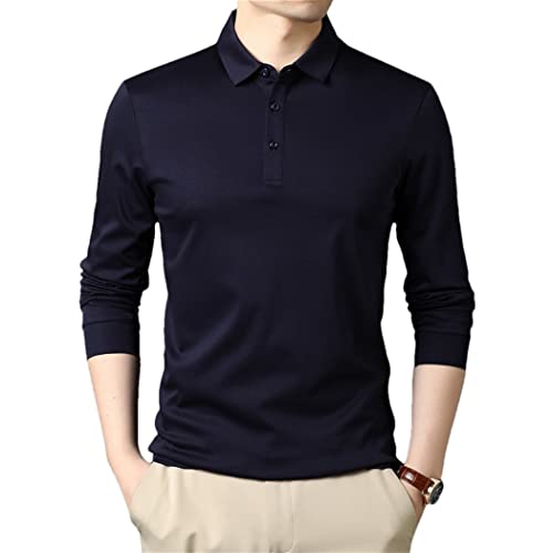 Polo Homme Manches Longues idéal pour un look casual chic d'automne