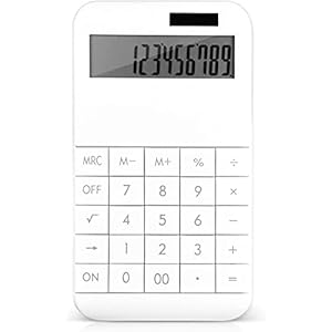 EooCoo Basic Standard Calculator 12 Digit Desktop Calculator with Large LCD Display for Office, School, Home & Business…