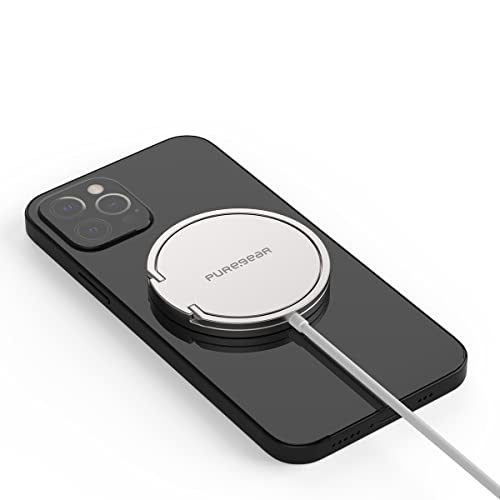 Puregear Kickstand 15W Qi-Certified Fast Magnetic Wireless Charging Pad For Iphone 13/13Pro/13Pro Max/12/12 Pro Work With Magsafe Case, Airpods/Iphone 11, Galaxy S21 S20 & More Include Ac Adapter #TOP2