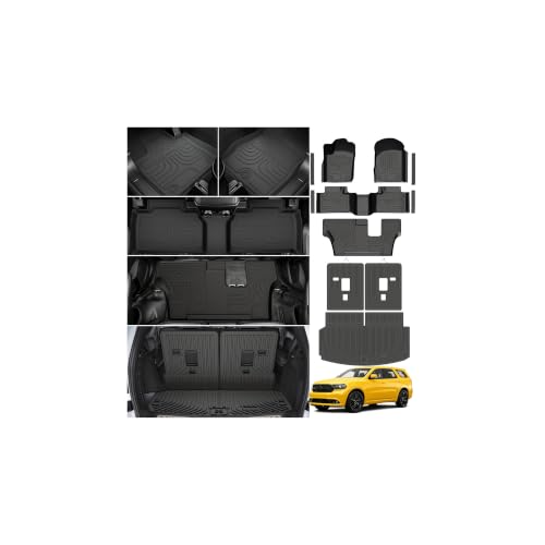 KUST Floor Mats for 2016-2026 Dodge Durango Accessories (7 Seats Only)
