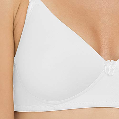 Image of Tweens - Heavily Padded Semi Push-Up Bra - Polyamide Fabric - 3 /4th Coverage, Wireless, Multiway Straps, Seamless - Everyday T-Shirt Bra