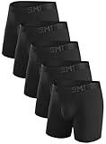 5Mayi Men's Boxer Briefs Fly Front with Pouch Athletic Mens Underwear Performance Boxer Briefs for Men Pack L