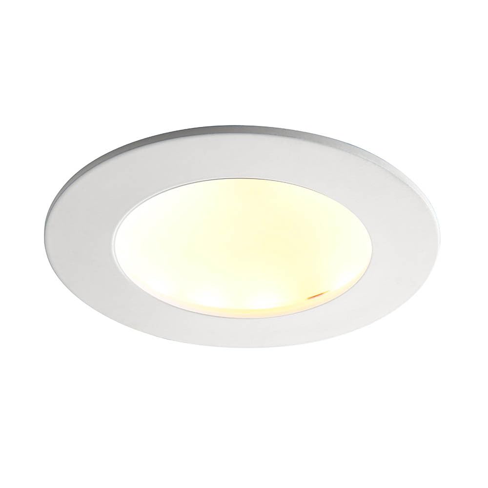 Saxby Orbitalpro 4CCT 12W Recessed Downlight Matt White Paint IP65