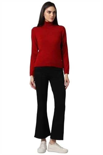 Image of Van Heusen Women's Acrylic Turtle Neck Sweater