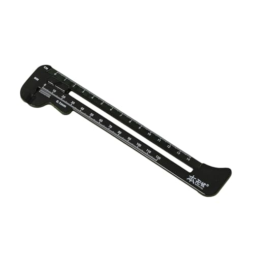 XISAOK Depth Vernier Caliper Depth Measuring Tool Multifunctional Depth Caliper for Measuring Depth Length Inner Outer Depth