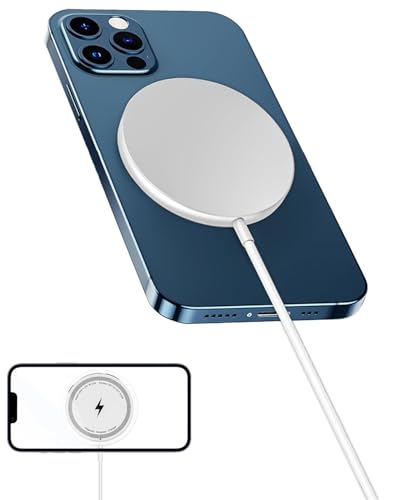 ワイヤレス充電器【2025超薄型】磁気増強ワイヤレス充電器 マグネット式...