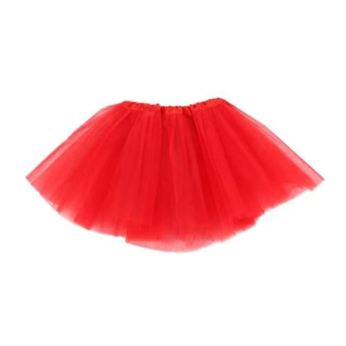 Wangqiuqiu Girl Tutu Skirts 3 Layered Tulle Tutus Skirt with Layered Tulle Tutu Skirt for Dress-up Parties Dancing New Year Birthday Theme Party Holiday Wedding Daily Wear for 3-8 Years