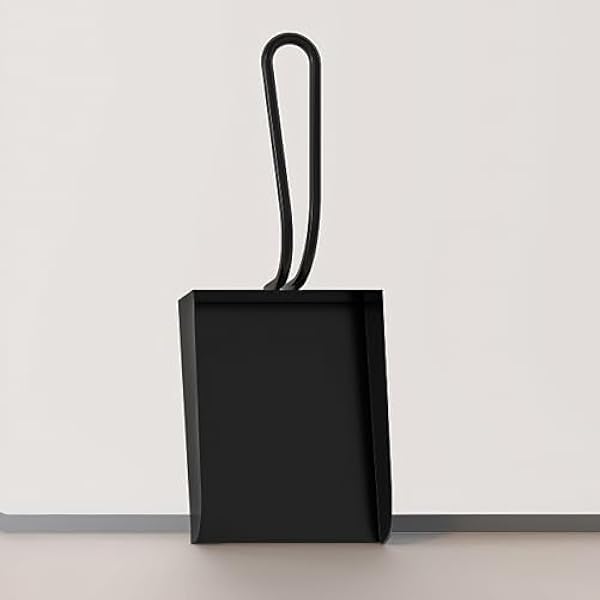 Каминная лопата Kingson Black - 25 x 10 см - аксессуар для дровяных горелок - прочный и стильный инструмент для эффективного ухода за очагом