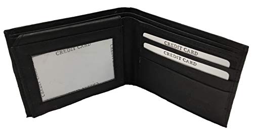 Cartera Billetera de piel dos gallos red black4