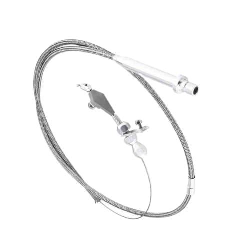 Cable de aceleración flexible TH350 con funda trenzada de acero inoxidable 3