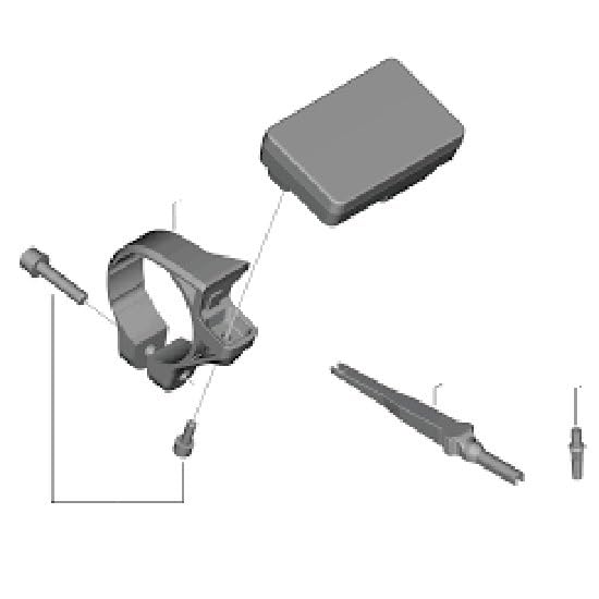 Pince de Guidon Shimano SC-EN600 35mm Fixation Stable Écran VAE