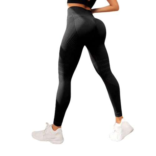 Legging 3D anti-cellulite sans coutures pantalon yoga fitness taille haute
