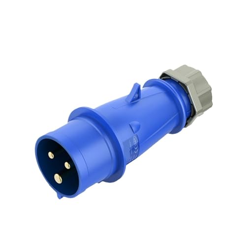 Prise industrielle Aviation TYP-260 mâle étanche IP67 16A 3P à verrouillage sécurisé