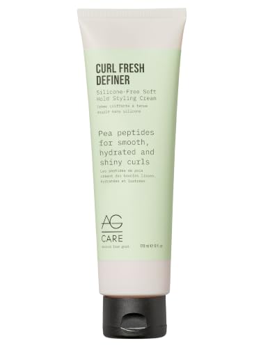 AG Care Curl Fresh Definer Silicone-Free Soft-Hold Styling Cream, 6 Fl Oz