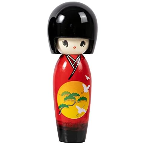 lachineuse Serenity Red Kokeshi Doll Cover