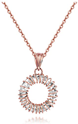 Pendentif or rose 18 carats pour dames | Élégance quotidienne chic
