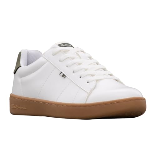 Ben Sherman Mens Hampton Lace Up Sneakers Shoes Casual - Black3