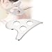 Massageplatte, Massage Guasha Platte, Kratzbrett aus Edelstahl Gesichts Body Scrapper Massageplatte zur Schmerzlinderung am ganzen Körper für Anti Falten Anti Aging Triggerpunkt Behandlung