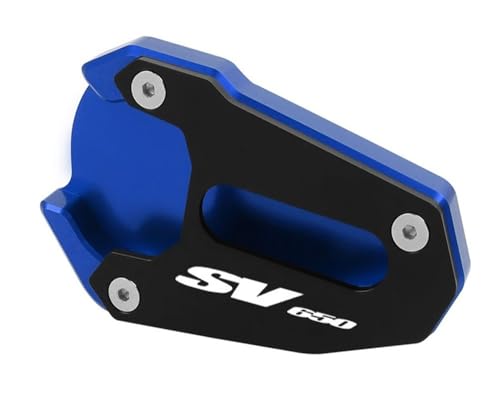 Extension béquille SV650 anti-chute sur sol meuble bleu CNC