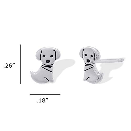 Boma Jewelry Sterling Silver Puppy Dog Stud Earrings4