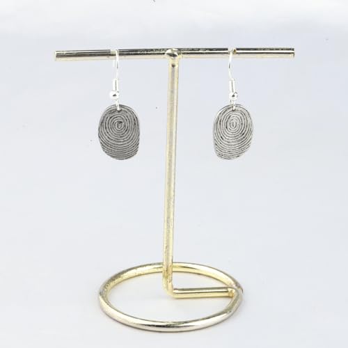 ENSIANTH Forensics Gift Fingerprint Earrings Science Investigator Gift Crime -Criminologist Earrings3