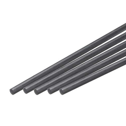 QUARKZMAN Kohlefaserstab, 5,5 mm x 150 mm für RC Flugzeug DIY Werkzeug Flügelrohr Quadcopter Arm, Packung mit 5 Stück QUARKZMAN Kohlefaserstab, 5,5 mm x 150 mm für RC Flugzeug DIY Werkzeug Flügelrohr Quadcopter Arm, Packung mit 5 Stück