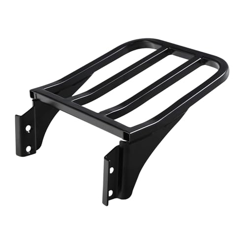 DUST GLOW Detachable Rear Backrest Luggage Rack Black