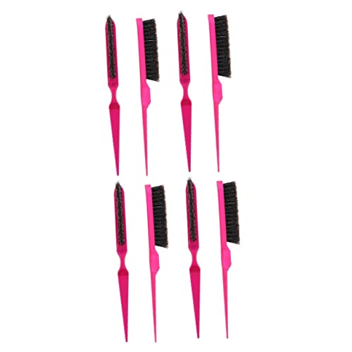 LALAFINA 8pièces Peignes De Coiffure Set De Peignes à Dents Crêper Pour Salon Et Usage Domestique