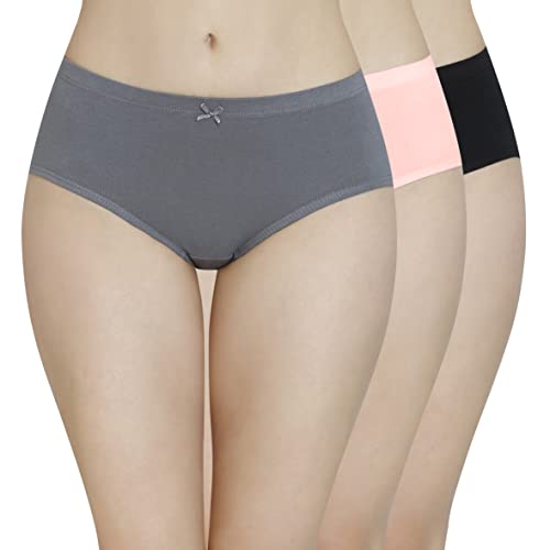 Image of Amante Inner Elastic Cotton Hipster Panty Pack- Pack of 3