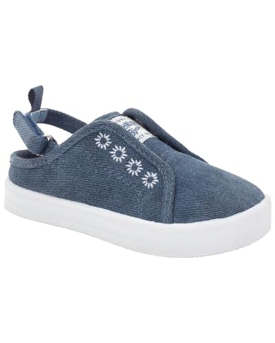 Oshkosh Girls Sneaker, Blue, 10 Little Kid