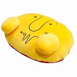 MORIPiLO 抱き枕 ディズニー くまのプーさん (ダイカットBackクッション) 肌にやさしいふわモチ触感 グッズ ぬいぐるみ 昼寝枕 イエロー 45x35x10cm Disney キャラクター まくらのモリシタ