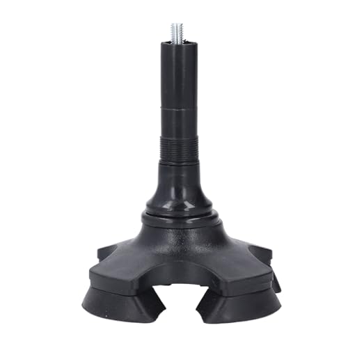 Bastón con 4 Patas de Apoyo, aleación de Aluminio ABS, amortiguación, Base de bastón para Caminar, Accesorio para bastón, Duradero y Resistente para Adultos Mayores.