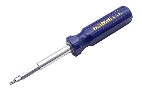 Image of Eazypower 87397 12-Pack Blue 6-in-1 T15 /T20,T25 /T30 Tee*Star Screwdriver with 1 /4 and 5 /16-inch Nut Setters