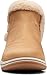 Clarks Women's Breeze Fur Ankle Boot, Tan, 6