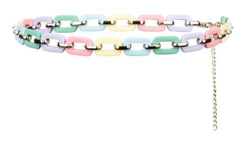 Ceinture chaîne Vanzetti W90 multicolore accessoire de taille en métal