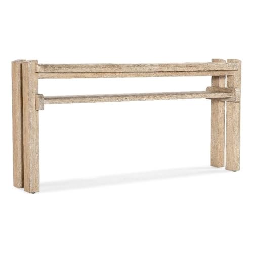 Hooker Furniture Commerce & Market Console in Brown Wood