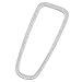 YUWATON Fit for Volvo Bling Accessories New S60 V60 XC60 XC90 S90 V90 Car Electronic Brake Button Edge Cover Car Interior Accessories Rhinestone Decals