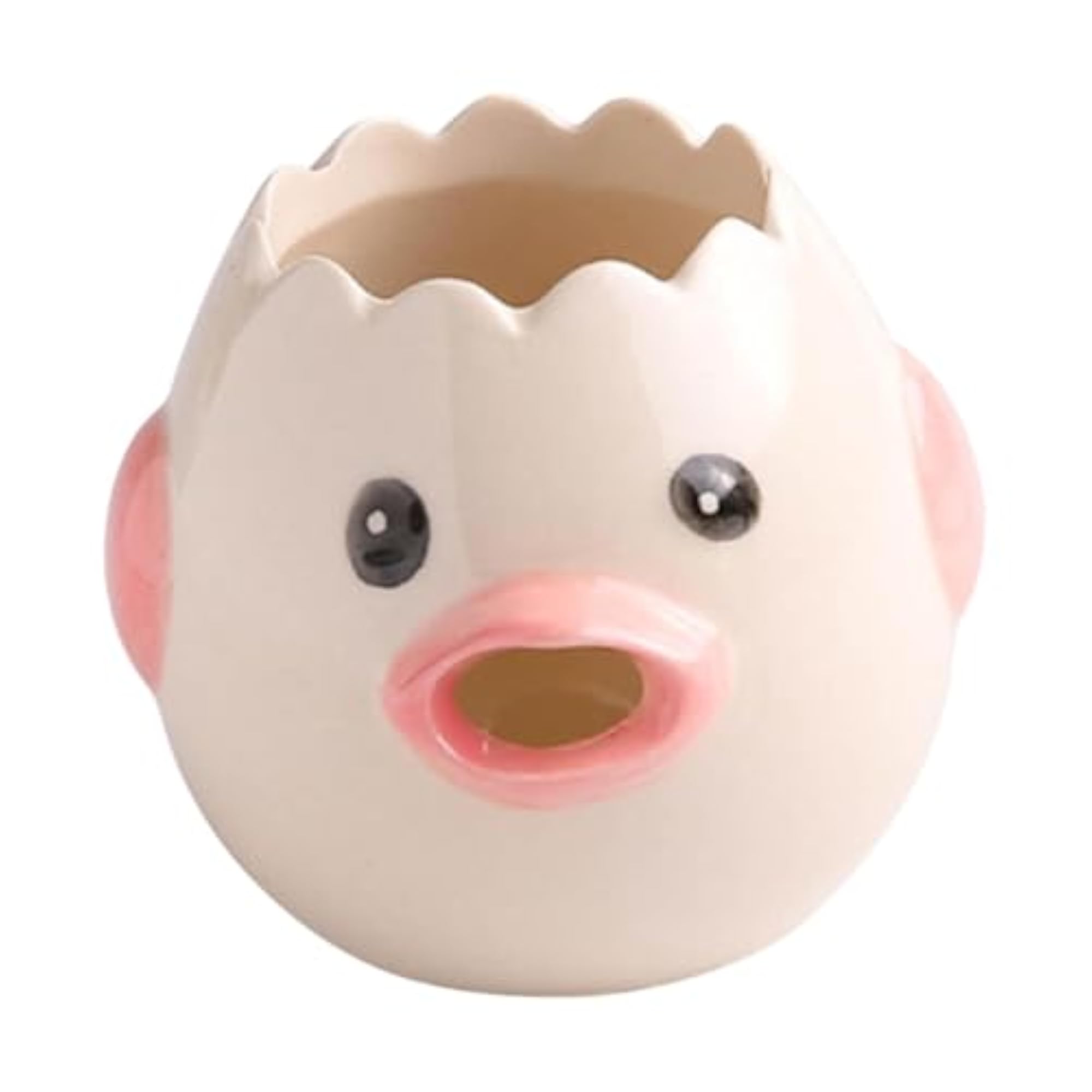 Ceramic Egg Separator Kitchen Gadget for Sifting Egg Whites & Yolks