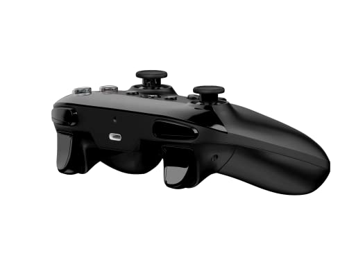 Tombac Controllore di gioco wireless, vibrazione, autonomia di 8 ore, batteria al litio, USB e Bluetooth, PC/Switch/Smartphone/Tablet/TV Android, nero - Controller - Immagine 3