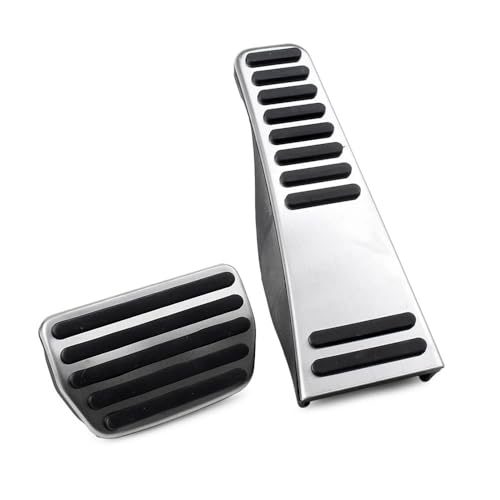 Funda Pedales Coche Funda Para Volvo Pedales Coche Aptos Pedal Reposapiés Coche Acero Inoxidable Cubierta Pedales Freno Acelerador Pedal Freno Coche LHD Pedal del acelerador del coche(2 PC)
