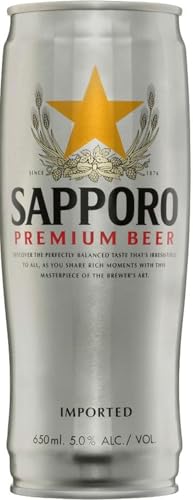 Sapporo Premium Beer 12 x 650ml [Deposit]
