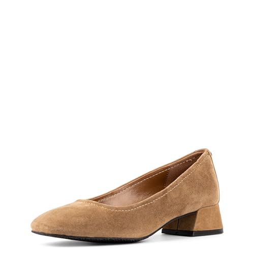 Donald Pliner Women’s RYA Pump Heel – 1.3” Block Heel Shoes for Comfort, Slip On Women’s Heels with Rubber Sole - Main Image