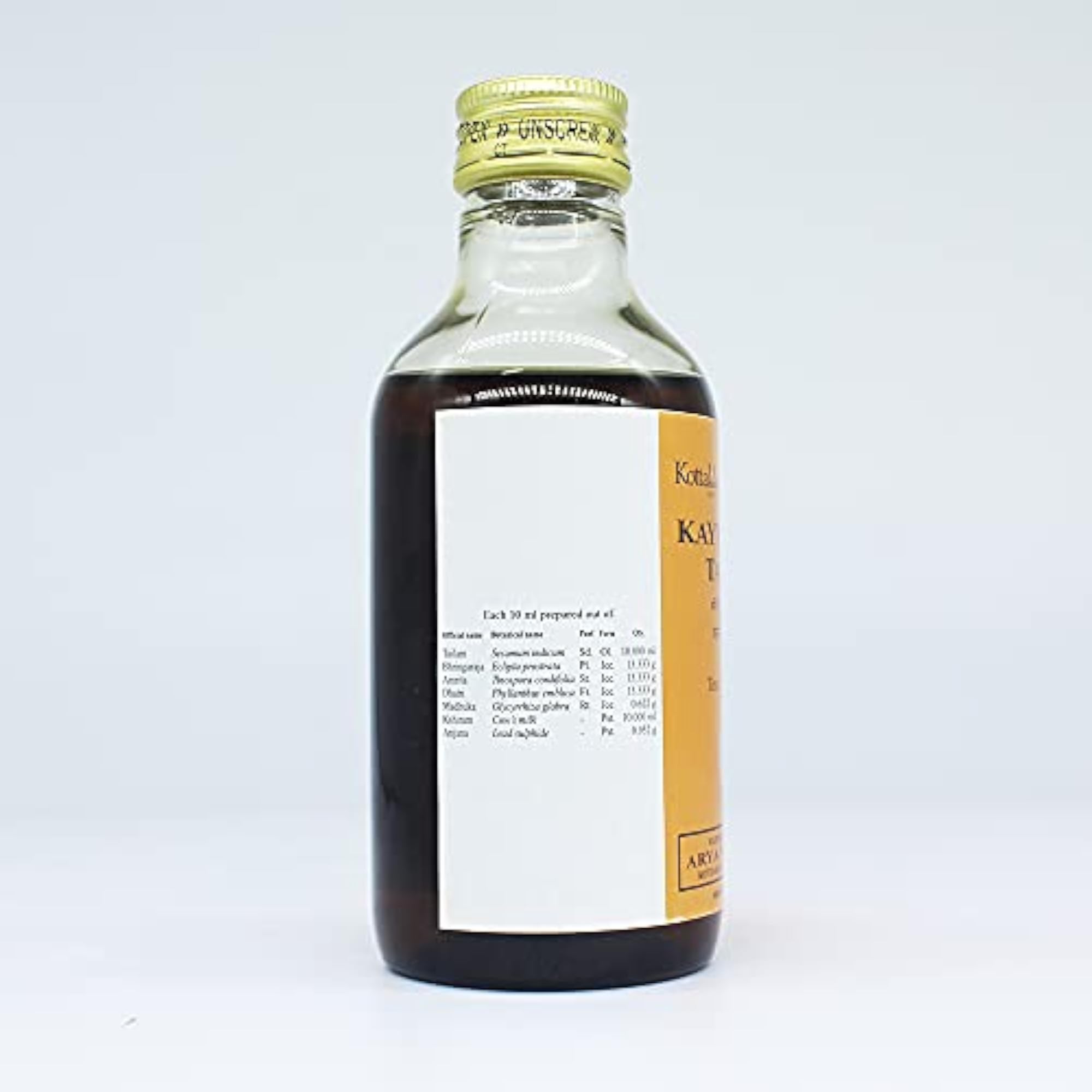 Kayyanyadi Tailam Herbal Oil, 200ml Pack