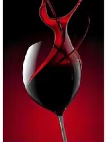 Tableau moderne danse du vin rouge impression sur toile de qualité - 4