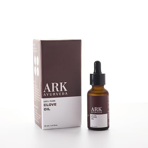 ARK AYURVEDA Clove Essential Oil | 100% Pure & Undiluted | for Aromatherapy Diffuser & Daily Self Care Rituals | 1 fl oz (30 mL)