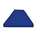 D&D Futon Furniture Royal Blue Shikibuton Trifold Foam Beds 3" Thick X 27" Wide X 75" Long, 1.8 lbs high Density Resilient White Foam, Floor Foam Folding Mats.