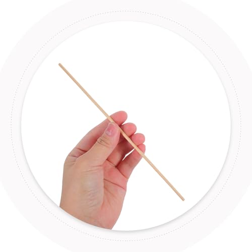 Generic 100pcs Wooden Dowel Sticks for Crafts and DIY Projects, Unfinished Hardwood Rods 20x0.3cm, Ready to Use Wooden Rods for Flower Bouquets, Cake Support, and Fine Threading Jobs - Image 4